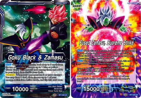 Goku Black & Zamasu // Fused Zamasu, Supreme Strike (BT7-026) [Assault
