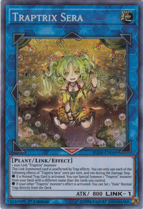 yugioh new kuriboh cards Traptrix Sera [BLHR-EN049] Secret Rare