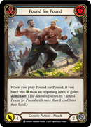Pound for Pound (Blue) [MON280-RF] 1st Edition Rainbow Foil