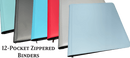 Generic Brand Binder - zippered - 12-pocket pages