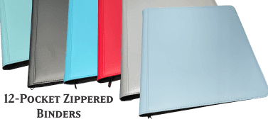 Generic Brand Binder - zippered - 12-pocket pages