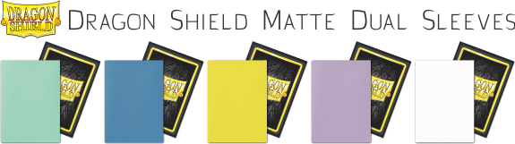 Dragon Shield Dual Matte Sleeves - Standard [100 ct] (64mm x 89mm)