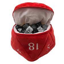 D20 Die Plush Bag (dungeons & dragons)